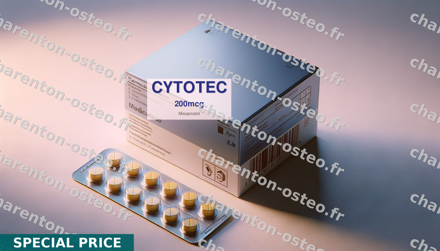 Cytotec 200mcg pas cher en France : à partir de 1,72€